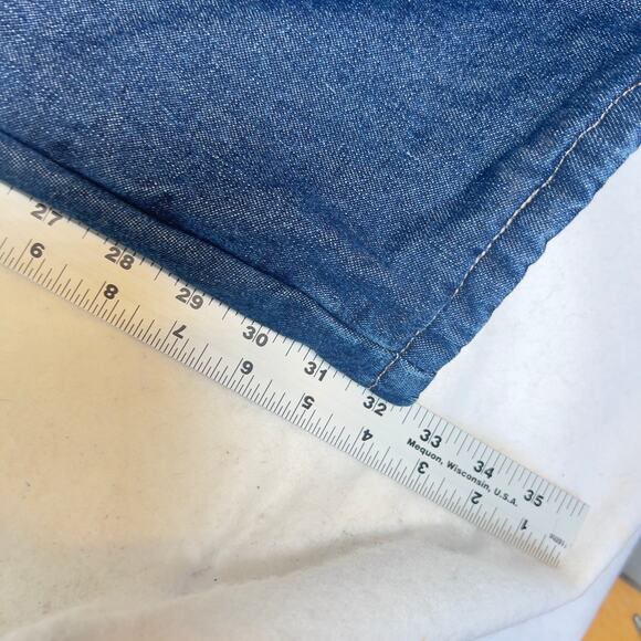 Wrangler Fleece Lined Carpenter Jean Vintage W42 x L32 Heavy Duty Warm Dark Wash - Picture 12 of 16